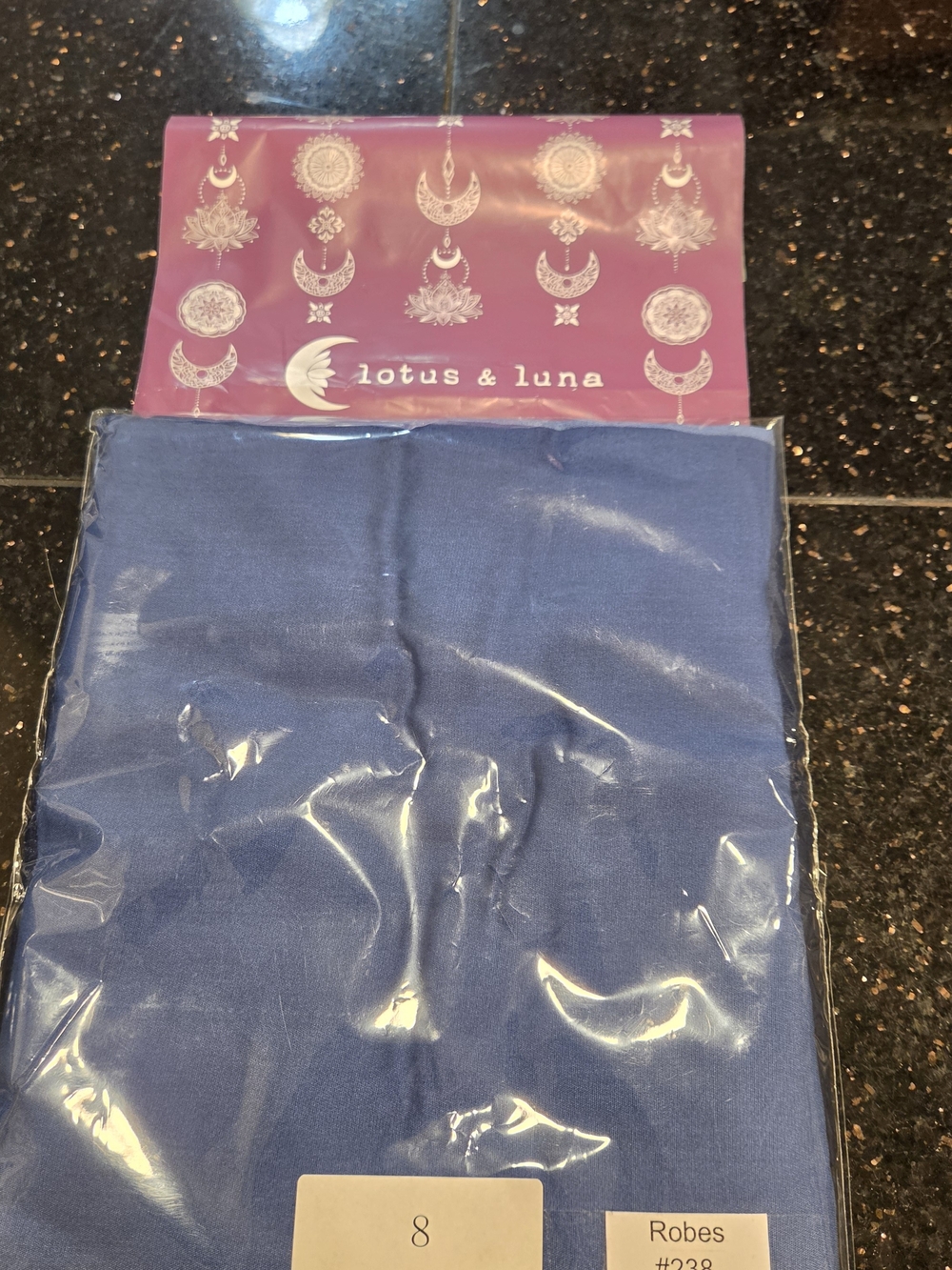 Lotus and Luna Blue Ombre Robe